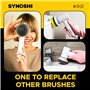 Brosse de Nettoyage électrique Synoshi avec 3 têtes interchangeables et 2 Vitesses, Brosse sans Fil pour Nettoyer la Salle de Ba