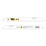 10 x SabreCut SCRS1122HF_10 225 mm 10 TPI S1122HF Lames de scie sabre à coupe rapide pour bois et métal compatibles avec Bosch D