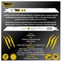 10 x SabreCut SCRS1122HF_10 225 mm 10 TPI S1122HF Lames de scie sabre à coupe rapide pour bois et métal compatibles avec Bosch D