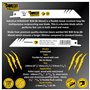 SabreCut SCRSK10HF Lot de 10 lames de scie sabre 150 mm 225 mm 10 TPI S922HF S1122HF pour coupe rapide du bois et du métal Compa