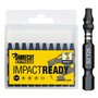 10 x SabreCut SCTX2550_10 50 mm TX25 T25 Jeu d'embouts de tournevis à percussion à une extrémité Torx Heavy Duty avec boîte de r