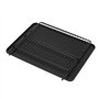 simplywire - Égouttoir Pliable - Égouttoir à Assiettes avec Porte-Couverts - Acier Enduit de Poudre Noire