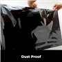 RelianceUK Lot de 2 rouleaux de film étirable noir étirable pour déménagement et emballage, auto-adhésif (400 mm x 150 mm)