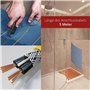 Flexithermo™ Kit complet de chauffage au sol électrique standard I Puissance de chauffage 150 W/m² (2 m x 0,5 m ; 1 m²) Chauffag