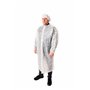 Dezinf Care Lot de 10 blouses jetables blanches