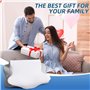 AOTOZE Oreiller Ergonomique Cervical, 2 en 1 Oreiller Papillon à Mémoire de Forme, Coussin pour Les Dormeurs sur Le Côté, Le Dos