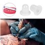 AvoDovA 200PCS Encre de Tatouage Gobelets, Jetable Tasse de Encre Tatouage, Petites Tasse de Pigment, Coupes Encres en Silicone,