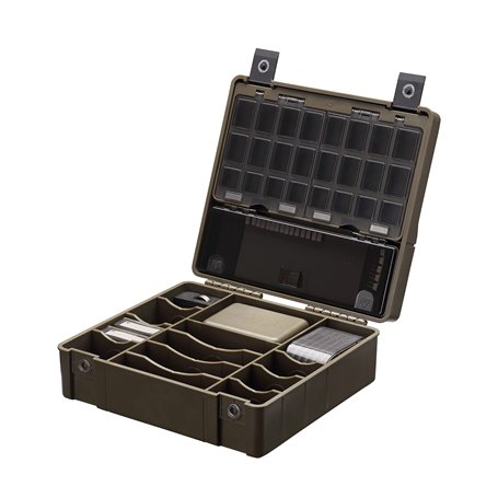 New Direction Tackle | Tackle Box TB9 | 63 compartiments | Loquets magnétiques | System Box avec Rigboard