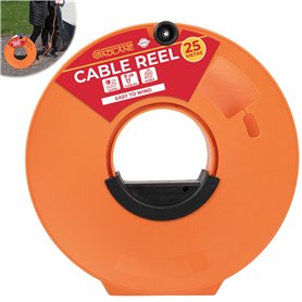 GADLANE Enrouleur Cable - Enrouleur Electrique 25m Robuste Orange