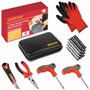 GADLANE Kit de réparation de pneus sans chambre à air – Kit de réparation de pneu plat de 7 pièces pour voiture