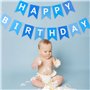 TOYVENTURES Bannière « Happy Birthday » - Grande guirlande réutilisable à suspendre - Décoration de fête pour garçons et hommes 