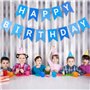 TOYVENTURES Bannière « Happy Birthday » - Grande guirlande réutilisable à suspendre - Décoration de fête pour garçons et hommes 