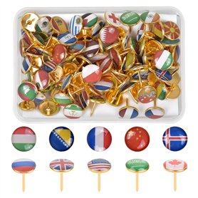 Jinlaili 100 Pcs Punaises Décoratives