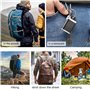 Jinlaili Cendrier Portable,Cendrier de Poche à Fumer,Mini Cendriers Anti-odeurs avec Couvercle et Porte-clés,Mini Cendrier de Po