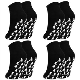 KYSUN 4 Paires Chaussettes Antidérapantes pour Femmes Hommes