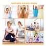 KYSUN 4 Paires Chaussettes Antidérapantes pour Femmes Hommes, Chaussettes de Yoga et Pilates, Chaussettes de Sport Antidérapante