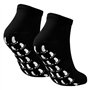 KYSUN 4 Paires Chaussettes Antidérapantes pour Femmes Hommes, Chaussettes de Yoga et Pilates, Chaussettes de Sport Antidérapante