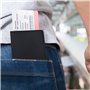 Lot de 4 Étiquettes de Bagage Étiquettes d'identification de Valise Étiquettes d'étiquette de Sac à Main Étiquettes de Valise de