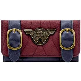 Wonder Woman Tenue de Guerrière Amazone Porte-Monnaie/Portefeuille Tri-Pli Poche à Monnaie