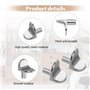 20 Pièces Cheville de Support d'Étagère Goupille d'Étagère, Goupille de Support en Métal Nickelé L Forme pour Armoire, Bibliothè