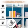 20 Pièces Cheville de Support d'Étagère Goupille d'Étagère, Goupille de Support en Métal Nickelé L Forme pour Armoire, Bibliothè