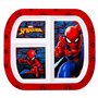 Zawadi Global Spiderman Assiette à déjeuner 3 sections réutilisables pour enfants et tout-petits