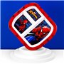 Zawadi Global Spiderman Assiette à déjeuner 3 sections réutilisables pour enfants et tout-petits