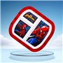 Zawadi Global Spiderman Assiette à déjeuner 3 sections réutilisables pour enfants et tout-petits