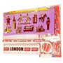 Souvenirs Ensemble de Trousse à Crayons London - Trousse à Crayons d'école de Couleur Rose London Landmarks : Kit Scolaire Brita