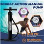 Overmont Planche de Sup Gonflable – Stand Up Paddle avec Accessoires – Inclut Une pagaie réglable, Une Pompe, Un aileron Amovibl