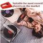 Nivofu 6 Aiguille Tourne-Disque, Pointe de Lecture Platine Vinyle Diamant Rouge, Compatible avec Crosley, ION, Jensen, Victrola,