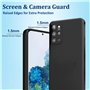 Coque compatible avec Samsung Galaxy S20 Plus - Coque en TPU ultra fine - Caoutchouc doux au toucher et coque anti-rayures - Sil