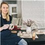 Kurtzy Outils de Poterie Sculpture Argile Polymère - 25 pièces à Double Extrémité avec Étui de Rangement - Kit de Poterie Cérami