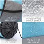 BELLE VOUS Sac de Voyage pour Chien avec Gamelles Eau et Nourriture - Sac a Friandise et Accessoires - Pochette avec Gamelle Pli