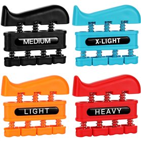 Belle Vous Lot de 4 Hand Grip - Kit pour Renforcement de la Main et la Musculation - Accessoire de Muscu et Reeducation - Pour M