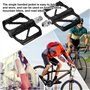 Chstarina Pédales de Vélo, 9/16 "(Φ14mm) Universelles Pedales de vélo en Alliage D'aluminium, Antidérapant Plate-Form Pédales du