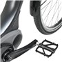 Chstarina Pédales de Vélo, 9/16 "(Φ14mm) Universelles Pedales de vélo en Alliage D'aluminium, Antidérapant Plate-Form Pédales du