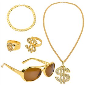 Chstarina 5 Pièces Kit de Costume Hip Hop