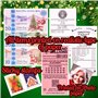 ASVP Shop Kit de preuve de portefeuille perdu du Père Noël – Ensemble magique de réveillon de Noël avec carte bancaire, permis d