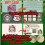 ASVP Shop Kit de preuve de portefeuille perdu du Père Noël – Ensemble magique de réveillon de Noël avec carte bancaire, permis d