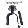 YUNYU Lot de 2 supports muraux pour guitare avec matériel de montage, noir