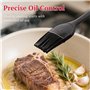 Euqvunn 2Pcs Pinceau Cuisine, BPA-Free Pinceau Cuisine Silicone, Antiadhésif Pinceau Pâtisserie, Résistant à la Chaleur Pinceau 