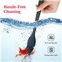 Euqvunn 2Pcs Pinceau Cuisine, BPA-Free Pinceau Cuisine Silicone, Antiadhésif Pinceau Pâtisserie, Résistant à la Chaleur Pinceau 