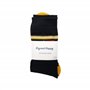 Beyond Happy Chaussettes de supporters de rugby Springboks d'Afrique du Sud - Unisexes, en coton majoritaire « Go Bokke », multi