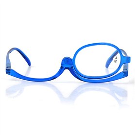 Wisebom Lunettes de Lecture de Maquillage Lunettes de Maquillage Rotative Lunettes de Maquillage à Lentille Unique Pliantes Lune