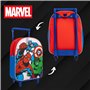 Marvel Avengers Sac à Dos à Roulettes, Sac à Dos Avengers Design Sac D'ecole Captain America Hulk Spiderman Trolley, Sac de voya