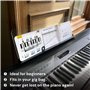 Decoder Boussole d'accords de piano Outil d'apprentissage pour explorer les accords et le clavier