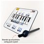 Decoder Boussole d'accords de piano Outil d'apprentissage pour explorer les accords et le clavier