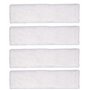 UTIZ Karcher WV5 Lot de 4 tampons de nettoyage en microfibre pour vitres
