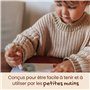 Honeysticks Mon Premier Jeu de Pinceaux - 3 Pièces Parfaits pour Bébé et Tout-Petit. Gros Pinceaux en Bois Potelé pour Une Prise